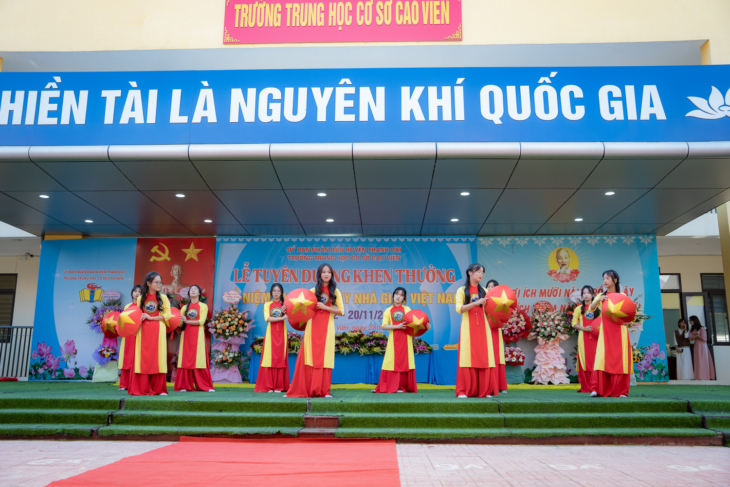 Thầy và trò trường THCS Cao Viên sôi nổi tích cực trong hoạt động thi đua chào mừng kỷ niệm 41 năm Ngày Nhà Giáo Việt Nam (20-11/1982-20/11/2023)