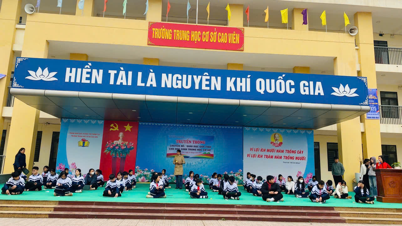GIÁO DỤC GIỚI TÍNH LÀ CẤP THIẾT VÀ QUAN TRỌNG CHO HỌC SINH THCS
